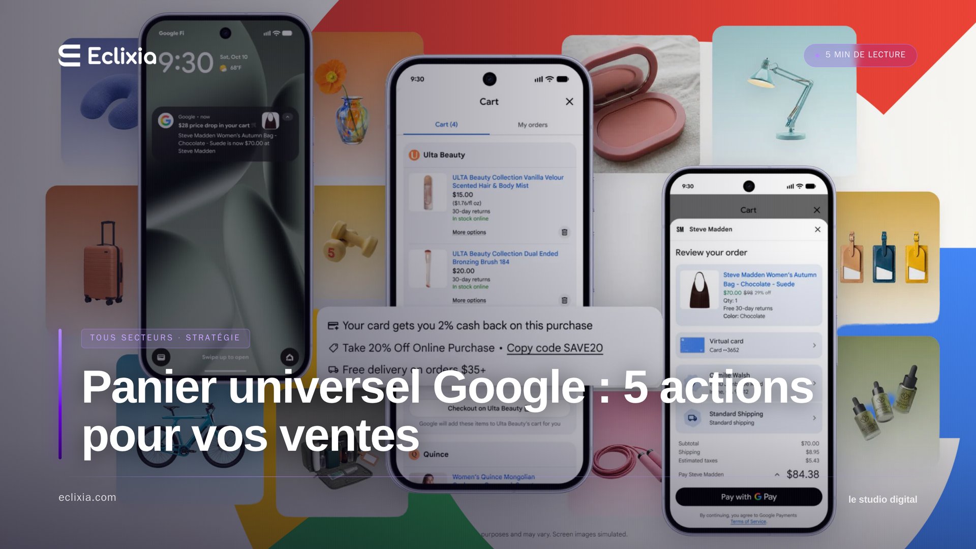 panier universel Google Shopping - Panier universel Google : 5 actions pour vos ventes