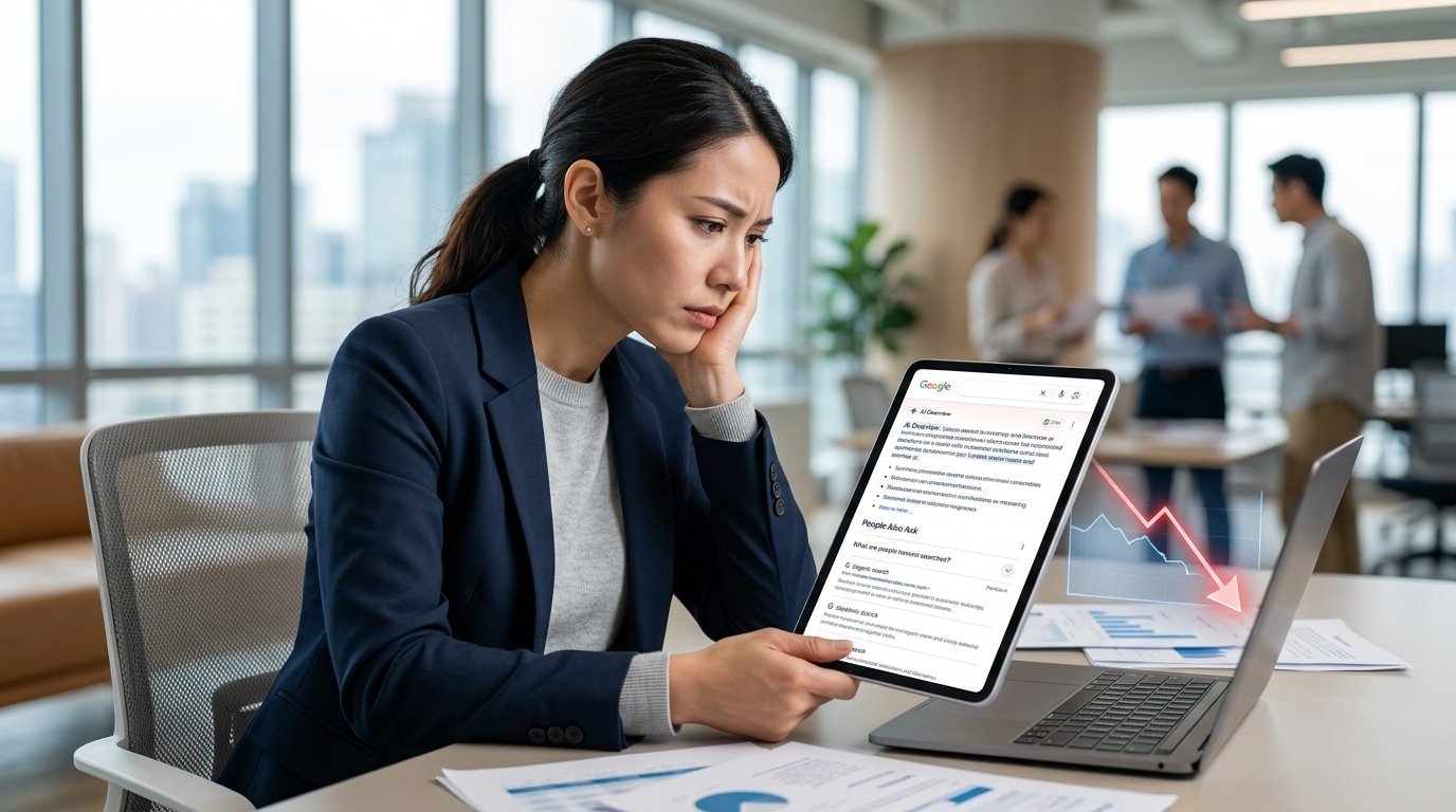 Zero click search et AI Overviews : la double peine